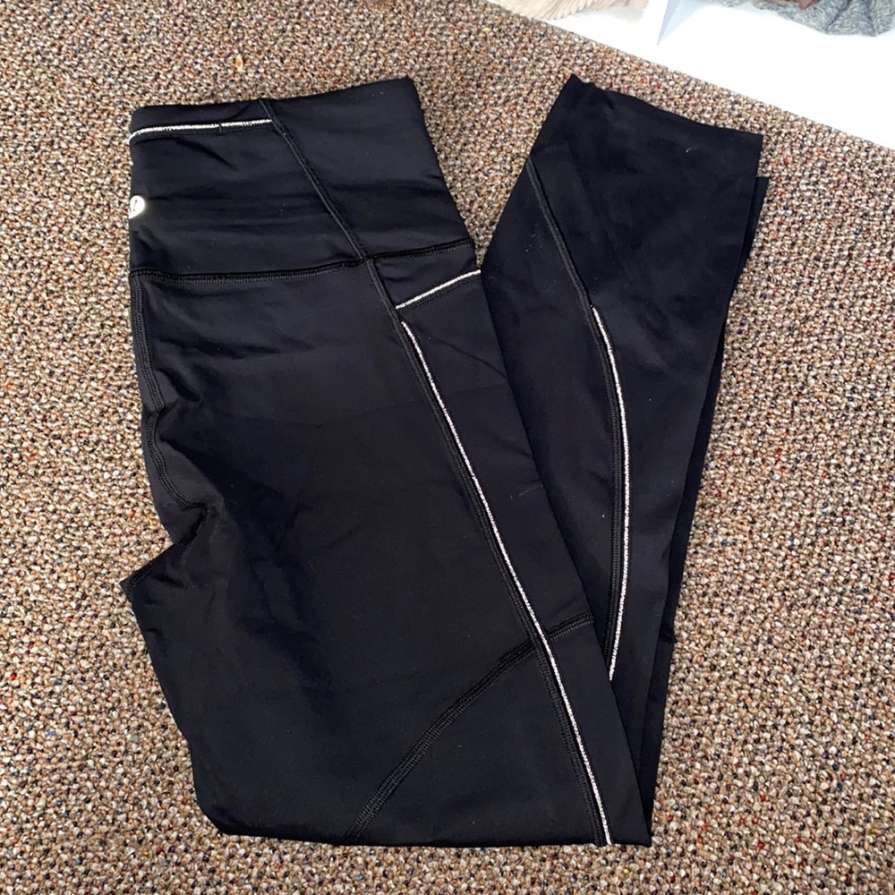 Run the course cropped lulu leggings 23’